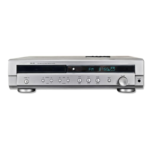 RKXKJ Amplificatore Home Theater 5.1 Canali, Lettore Dvd, con Telecomando, Supporta USB/Dvd/VCD/OPT/Coax, Equalizzatore Surround, Volume Regolabile, per Casa, Cinema