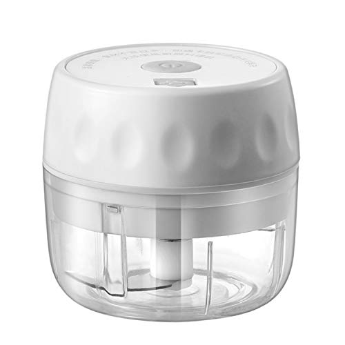 Elektrische MüHle für KüChenfleisch, Aktenvernichter für Knoblauch und Ingwer, Multifunktions-Haushalts-Lebensmittelhacker, Wei？