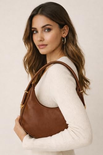 Image of Women's Shoulder & Sling Bag with Zipper Closure, Detachable Long Strap, Spacious Single Compartment Handbag for Daily & Office Use | Trendy Design