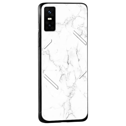 Image of COLORflow Back Cover Compatible with Infinix GT 30 Pro 5G | White Marble | Shockproof TPU Bumper Cover with Camera Protection Back Cover Compatible with Infinix GT 30 Pro 5G