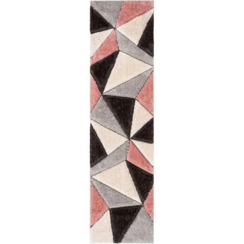 Image of Soft Plain Shaggy Rugs and Carpet for Bedroom Living Room 2x5 Feet M-9