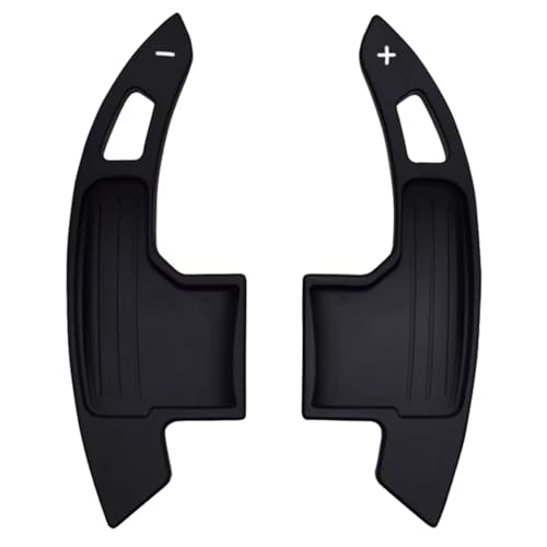 Compatible With Ford For Mustang 2015 2016 2017 2018 2019 ステアリングホイール パドルシフター 拡張シフト ステッカースタイリング パドルシフターエクステンション(Black)