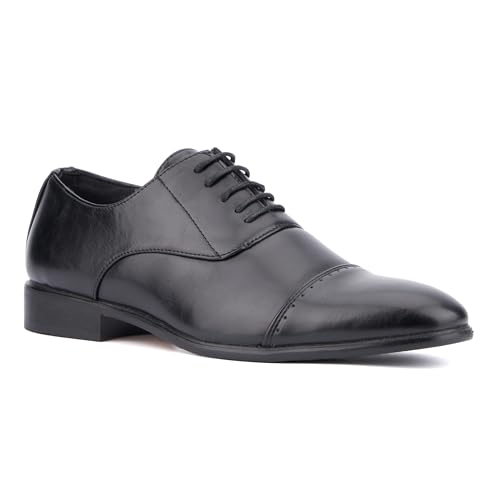 Mens Damian Oxford, Round Dress Shoes, PVC Outsole