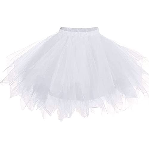 Women's 1950s Vintage Tutu Skirt Petticoat Ballet Bubble Skirt for Cosplay Party