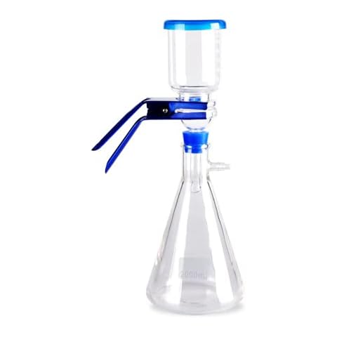 Fristaden Lab Vacuum Filtration Apparatus Kit | 1000 mL Filtering Flask | 300 mL Glass Buchner Funnel | USA Company Cover
