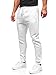 BOLF Uomo Pantaloni Sportivi della Tuta da Allenamento Atletici Gli Sport da Calcio Fitness Pareggiatore da Jogging Slim Fit Street Style CK01 Bianco M [6F6]