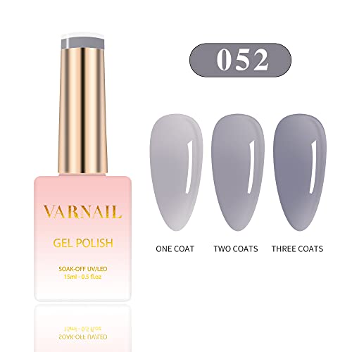 Kit VARNAIL Gel Jelly 6 Colores Translucidos 15 ml miniatura 5