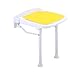 Stołek prysznicowy Stołek łazienkowy Siedzisko łazienkowe Składane naścienne Mobilny stołek pomocniczy Siedzisko prysznicowe Waga łożyska łazienkowego 200 kg krzesło prysznicowe (kolor: szary) (żółty