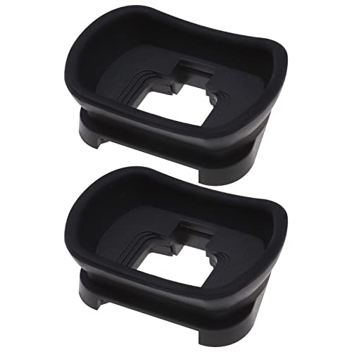 ECSiNG Lot de 2 Œilleton Oculaire Viseur DK-29 Protecteurs d'appareil Photo en Silicone Compatible avec Nikon Z5 Z6 Z6II Z7 Z7II Noir