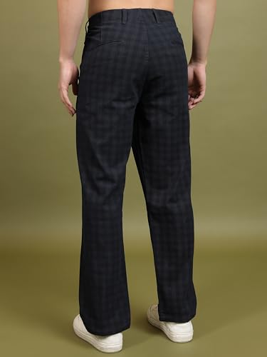 Image of Highlander Men's Ankle-Length Straight Fit Trousers | Modern Style & Comfort | Perfect for Casual & Formal Wear | Trouser for Men | Men Trousers | Trousers for Man | Pants for Man