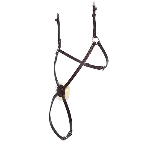 Muserolle croisée Grackle Collegiate grand confort pour filet marron Full
