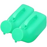 BCOATH Household Men Urinal Portable Reusable Male Urine Container with Lid for Travel Camping Outdoor Use Easy to Clean Sturdy 8.46X4.52X2.95In
