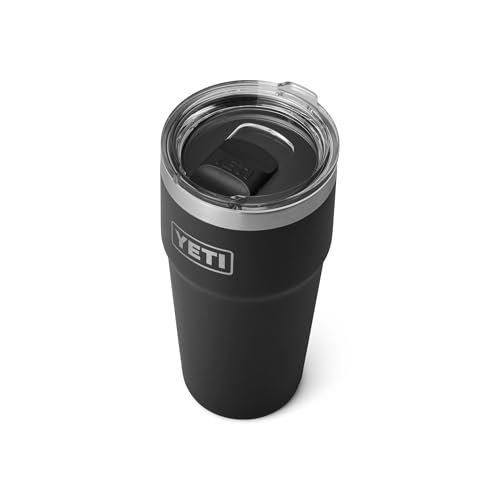 Image of YETI Rambler 20 oz Stackable Tumbler, Stainless Steel, Vacuum Insulated with MagSlider Lid