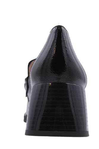 Hispanitas Para Mulher. HI243590 Saltos Altos Pretos Em Pele Com Tiras (38), Couro, 3 A 5Cm, Nenhum, Casual - 4