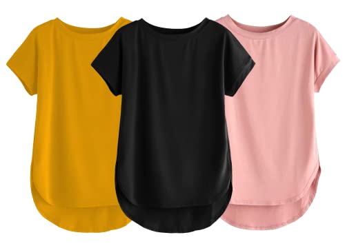 Image of Fabricorn Stylish Plain Up and Down Cotton Tshirt for Women
