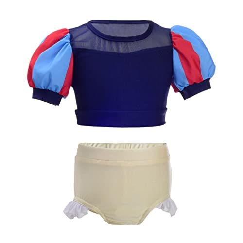 Image of Lito Angels Baby Little Girls Princess Swimming Costume Two-Pieces One Pieces Swimsuit Bathing Suit
