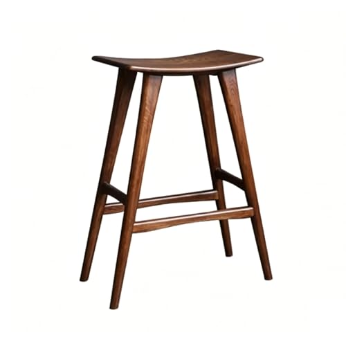 Tabourets hauts minimalistes dos nu gain de place bois massif - 2