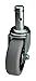Swivel Stem Caster, TPR, 4 in., 300 lb.