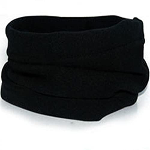 Winter Face Mask Ski Mask Neck Gaiter Cold Weather Half Balaclava Fleece Thermal Neck Warmer For Men & Women Beanie Hat Scarf Black #TOP1