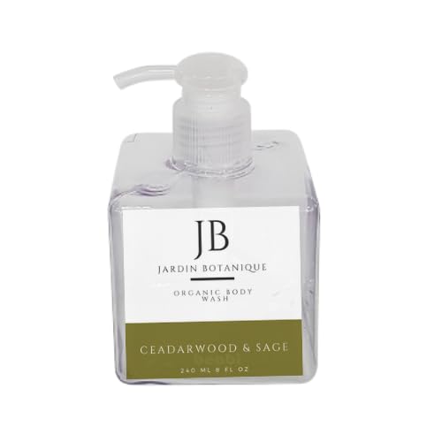 Cedarwood & Sage Organic Body Wash (8 oz Bottle)
