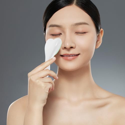 Healvian Escova De Limpeza Facial De Silicone À Prova D'água Purificador De Rosto Formato De Coraçã