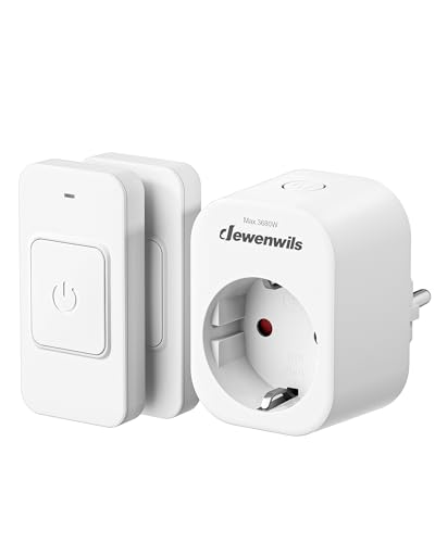 DEWENWILS Kit Enchufes Inalámbricos, Interruptores Magnéticos, 3680 W