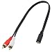 Produktbild Ociodual 3,5mm Klinken Stecker zu 2X Chinch RCA Buchse Adapter HiFi Audio Kabel Aux Klinkenkabel Adapterkabel Y Splitter Stereo