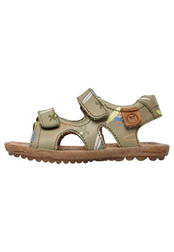 Sandales en cuir Naturino SKY nu-pieds premium imprimés pour enfant