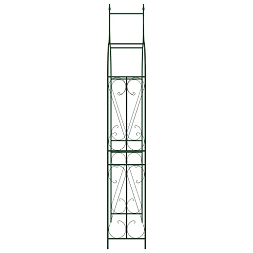 Vidaxl Garden Arch, Garden Trellis For Climbing Plants Flower, Iron Arbor For Backyard Patio Lawn, Outdoor Plant Support Archway, Dark Green #TOP2