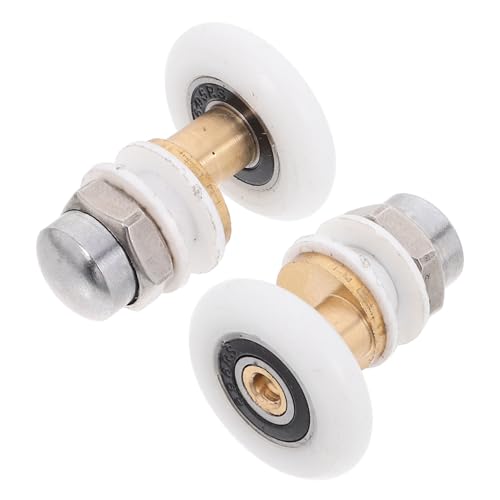 LALAFINA 2 Stück Duschschiebetürrolle 25mm Kugellager...