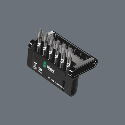 Wera Bit-Sortiment, Bit-Check 6 PZ Impaktor 1, 6-teilig, 05057692001