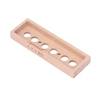 IN14?Glow?Tube?Clock?Shell, Portable Easy?to Install Beech Wood Protective Replacement Photoglow?Tube?Clock?Case for DIY