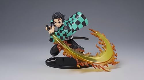 Image of Awestuffs Action Figure Flaming Sword Special Edition for Car Dashboard, Decoration, Cake, Office Desk & Study Table Tanji D Slayer