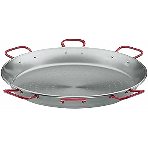 LACOR 63130 Steel Pro Paellera, Acero, 130 cm