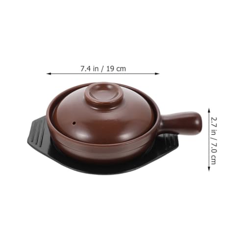Olla de cerámica resistente al calor con asa ergonómica para cocina de casa o restaurante 7