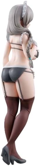 Uzaki-chan Wants to Hang Out Anime Figure, 7 inch, Unisex Adult Collectible Display with Stand (Uzaki Tsuki (Maid Ver))