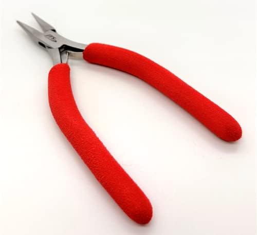 148mm Chain Nose Pliers Foam Handles Ergonomic Wire Wrapping Jewelry Making Tool By JTS