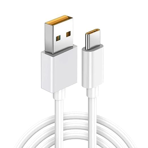 Image of 65W Super Vooc Charge, Data Sync Fast charging Type-C Cable Compatible for Realme XT, Realme XT 730G, Realme X2, Realme C12, Realme 6 Pro, Realme Narzo 20A, Realme 7, Realme 7 Pro - white
