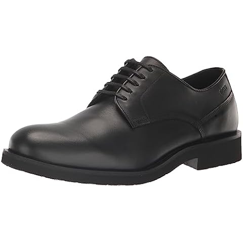 BOSS Men's Comfortable Black Leather Derby Shoes Cover