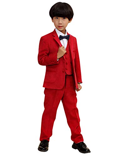 Costume Formelle Garçon Ensemble de 3 pièces Confortable pour Enfant sans Tissu qui Gratte