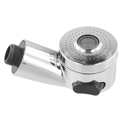 Accesorio de cabezal de ducha para uso profesional, champú, silla, ducha, diseño de interruptor lateral con opciones de pulverización duales, burbujas o chorros, hecho de acero inoxidable resistente