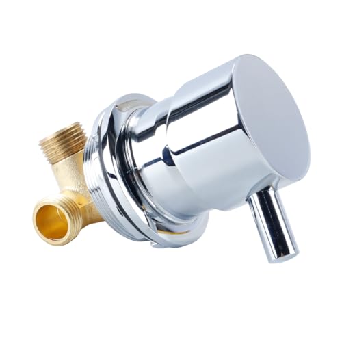 Orivin Mezclador de ducha para cabina de ducha, válvula mezcladora de agua fría y caliente, grifo dos en uno G1/2 pulgada para cuarto de ducha