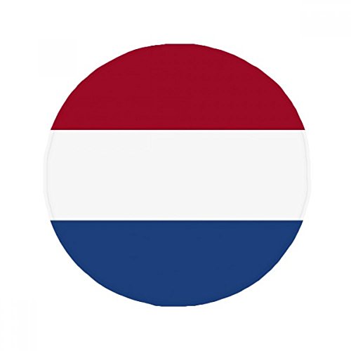 Drapeau Pays-Bas en tapis rond 50cm multicolore, une idée cadeau déco originale