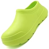 [Beita Sports] サンダル コックシューズ 厨房靴 厚肉 厚底 滑らない 耐油 防水 梅雨 メンズ レディース ガーデン仕事用 EVA 超軽量 快適 緑 26.0～26.5センチ