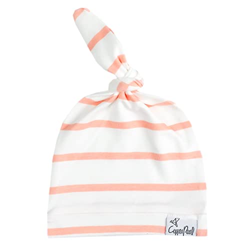 Image of Baby Beanie Hat Top Knot Stretchy Soft inchLainey inch by Copper Pearl
