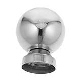 VANZACK Hohlmetall-pfostenkappe Aus Edelstahl Gartenpfostenkappe Zierzaunspitze Zaunzubehör Hohlmetall-gartenpfostenkappe Hausgeländer-zierspitze Rasenzaun-Dekorationen Torpfosten-zierspit