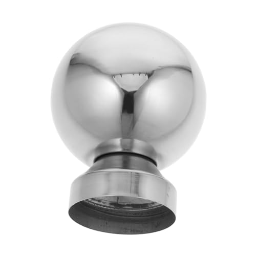 VANZACK Hohlmetall-pfostenkappe Aus Edelstahl Gartenpfostenkappe Zierzaunspitze Zaunzubehör Hohlmetall-gartenpfostenkappe Hausgeländer-zierspitze Rasenzaun-Dekorationen Torpfosten-zierspit