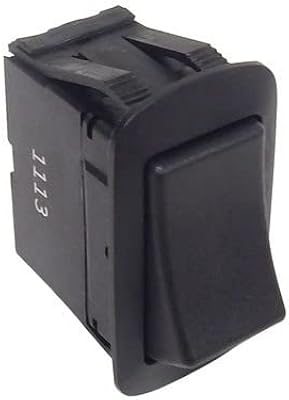 Morris 70172 Rocker Switch, DPST, On-Off, Quick Connect Spade Terminals, Black, 2-Pack