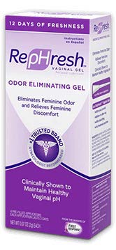 Rephresh Vaginal Gel With 4 Pre-Filled Applicators, 0.07 Oz, Pack Of 2 #TOP3