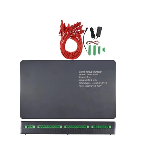 LDHJBNAC Active Balancer 8A 10A 15A 4A Neey Balance Current for 2S~24S Lifepo4 Li-ion Battery 4A Equalizer(15A Active Balancer)